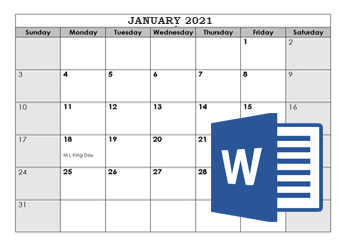 create a calendar in word for mac